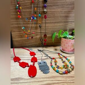 Assortment of necklaces from the 00’s